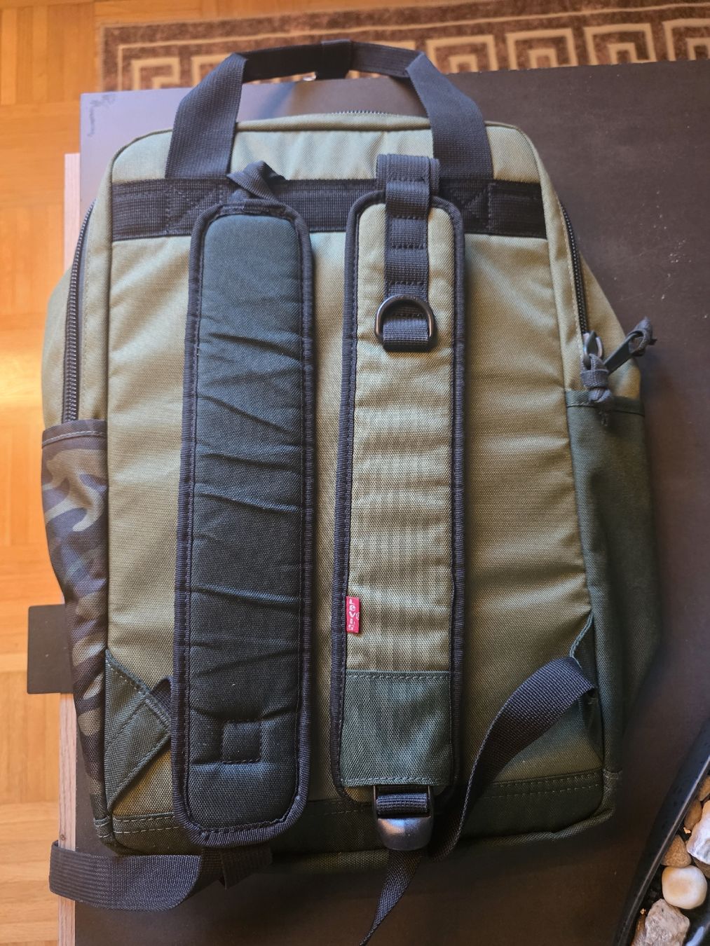 Levi's Zaini: Rucksach Levis camouflage – Usato da luzern venduto da rinomaz 1