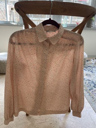 Long Sleeve Women's Vintage Blouse