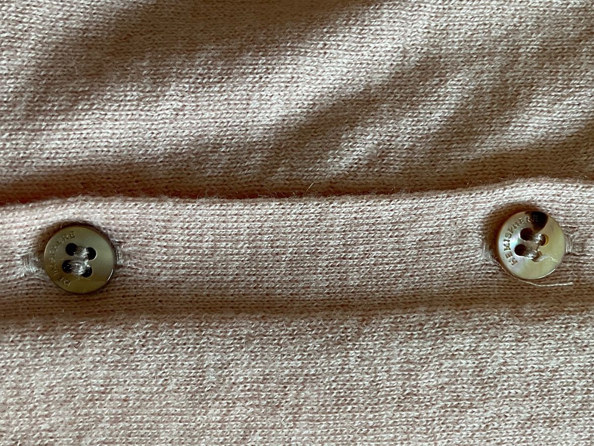 Hemisphere Giacche: HEMISPHERE Kaschmir Strickjacke Gr S rosa – Usato da Urdorf venduto da alda02 7