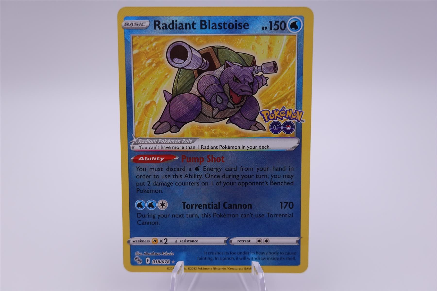 Pokémon Carte collezionabili: Raidiant Blastoise (Pokémon) – Usato da Herisau venduto da ZelliZone
