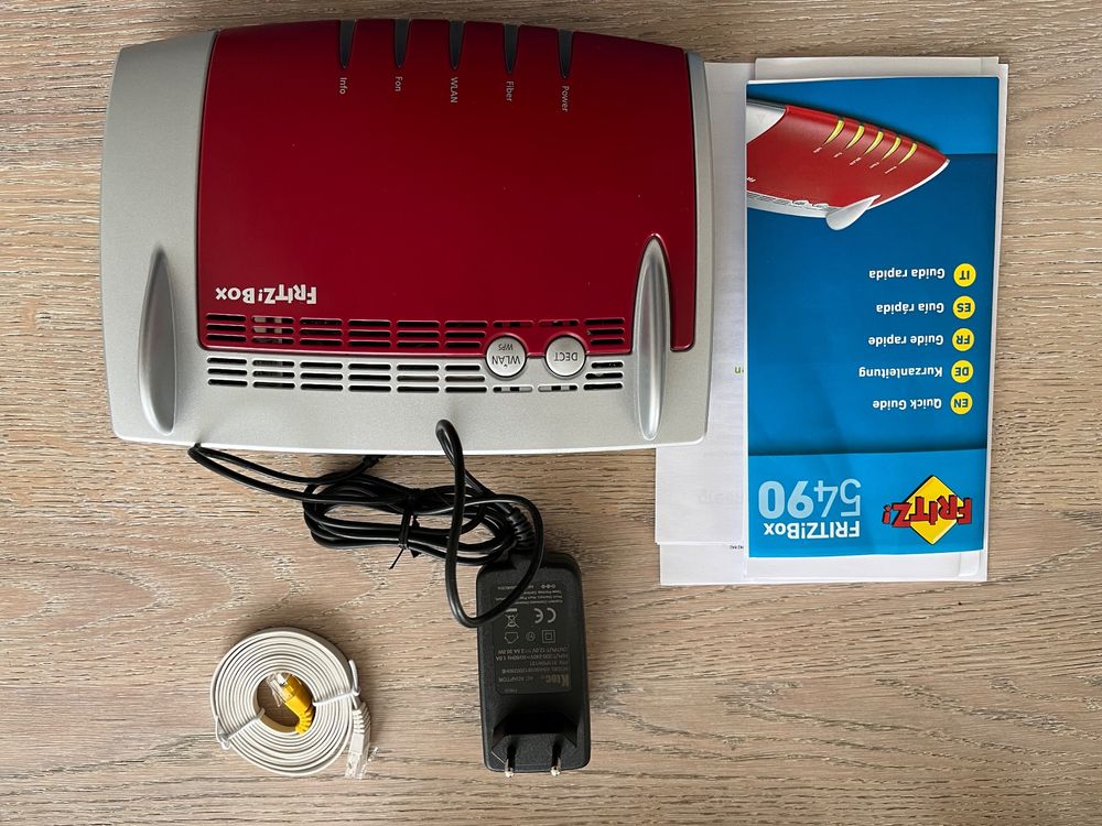 AVM Fritz!Box 5490 Glasfaser / Fiber / Telefon / Router Kaufen auf