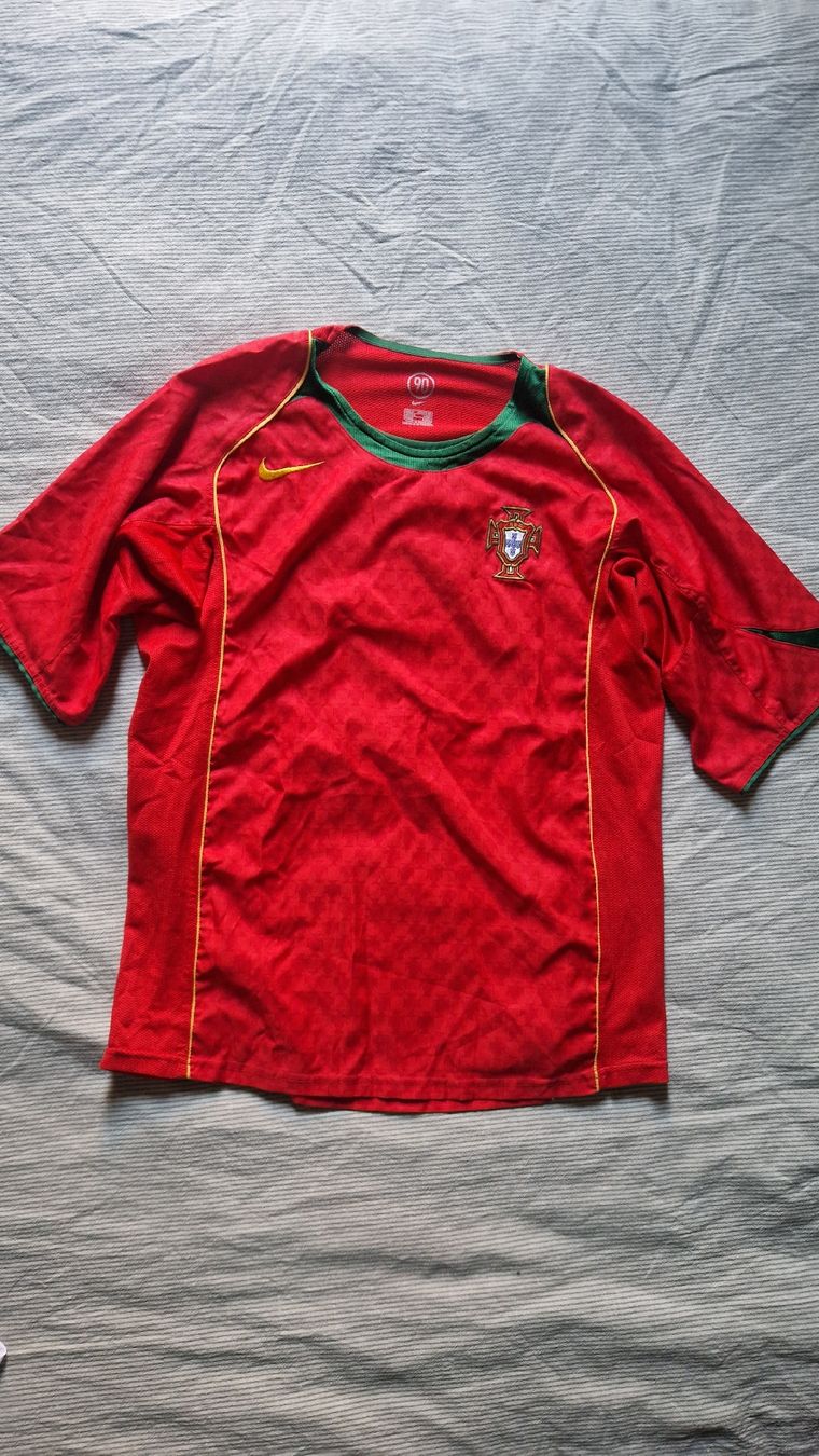 Nike Canottiere & Pantaloni: Maillot Portugal 2004 original – Usato da Lausanne venduto da Bertycl