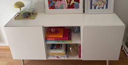 ARTIC - Weißes Vintage-Sideboard, 160 cm