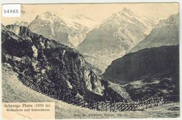 Schynige Platte - Wetterhorn und Schreckhorn