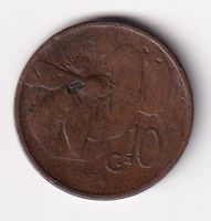 Italien 10 centesimi 1934s