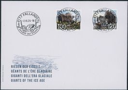 2024 - Eiszeit - Ersttagsbrief FDC ET - Ersttag Voll Stempel
