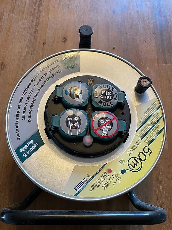 Cavi: Kabelrolle Metall - Steffen, 50m 3x1.5 – Usato da Kleindöttingen venduto da Michi509 2