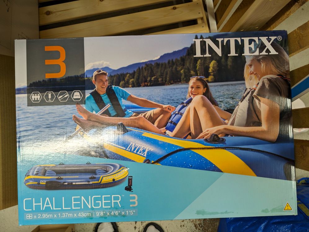 Intex Challenger 3 Boot Set (Neu (gemäss Beschreibung)) in Urtenen ...