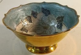 Schale mit Blumenmuster vintage (nov118)
