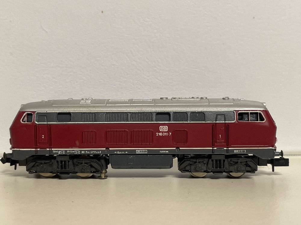 Locomotive Diesel Rivarossi échelle O – Motrice 216 206-3 De La DB (Allemagne)