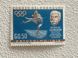 Sport Thema Briefmarke