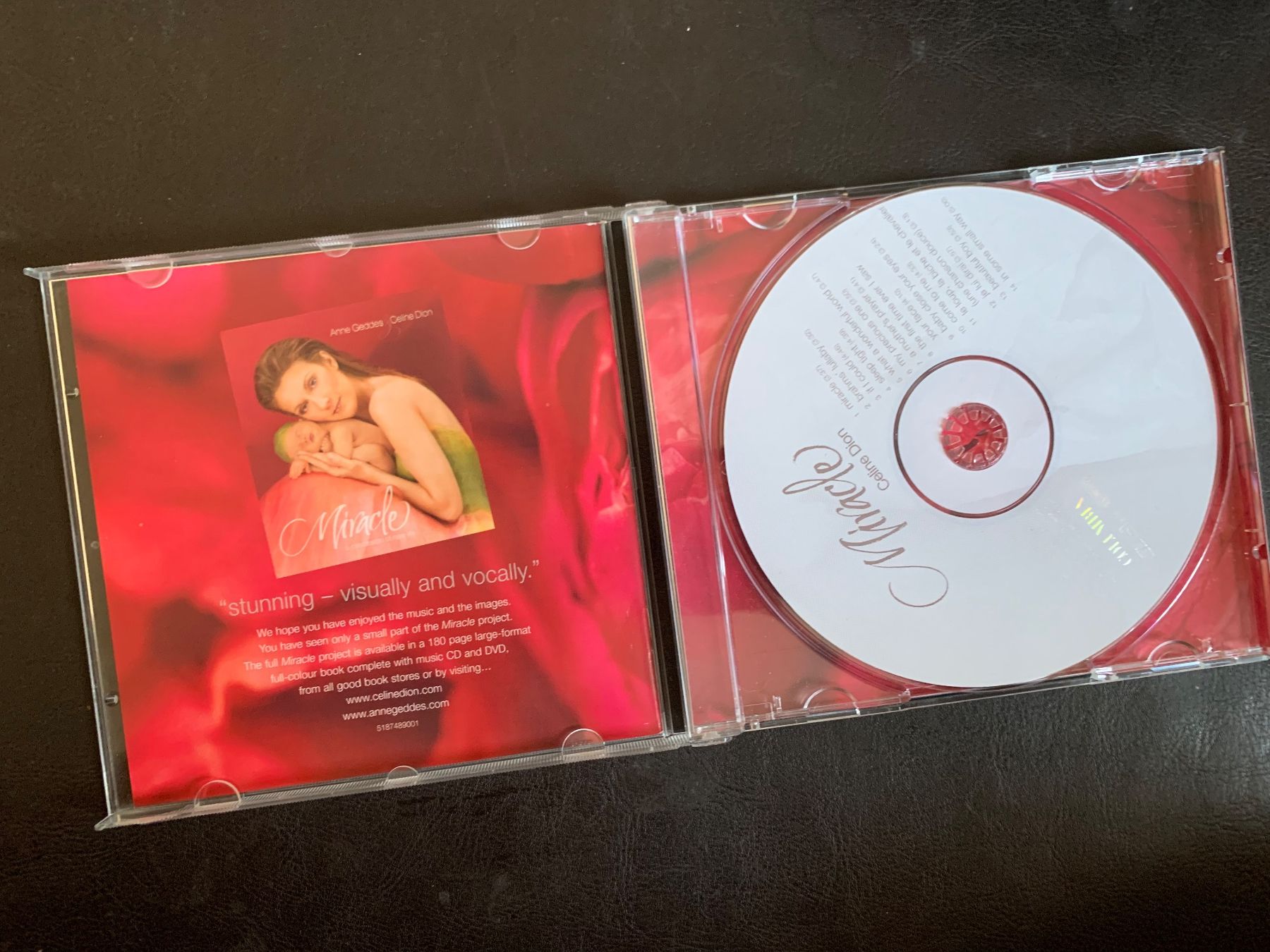 CD: Celine Dion & Anne Geddes - Miracle CD – Usato da Luzern venduto da Roger72 1
