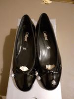 Gabor Ballerinas Lackschuhe schwarz Gr. 35 (2.5) - Neuwertig