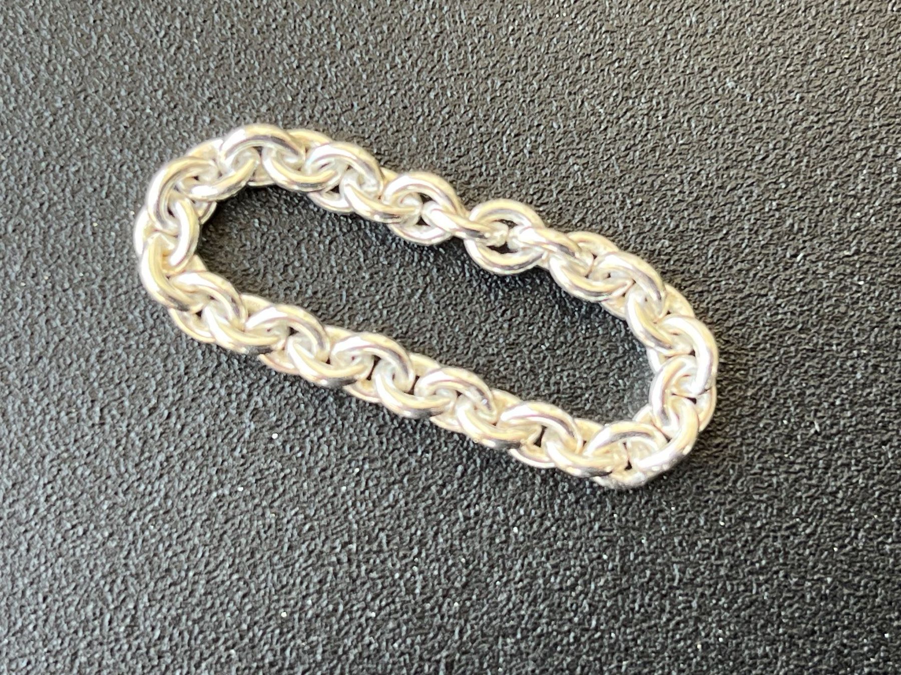 Anelli: Chain-Ring (Silber 925 / Grösse 57) – Nuovo e nell'imballaggio originale da Bern venduto da click4buying 1