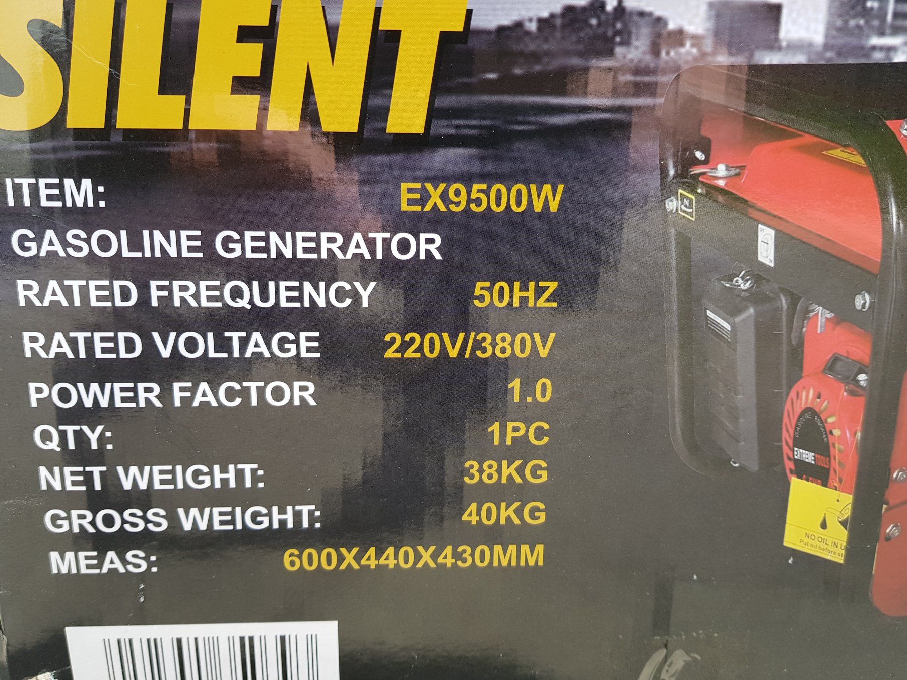 Générateurs de courant: Génératrice 230 V - 400 V - 9500W – Neuf avec emballage d'origine à Renan BE par  2