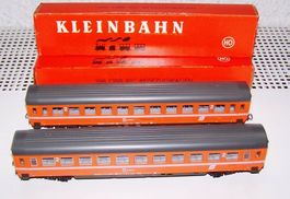 Kleinbahn H0 398: 2 Stück ÖBB RIC Reisezugwagen 2.Kl.