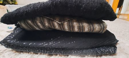 Damen Paket XS S 34 36 Schwarz Glitzer Elegant 4000 Party