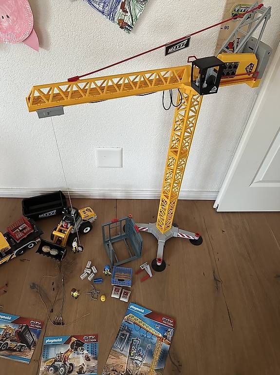 Playmobil Giocattoli: Playmobil Baustelle 70441, 70445, 70444 – Usato da Buchs SG venduto da pessego2008