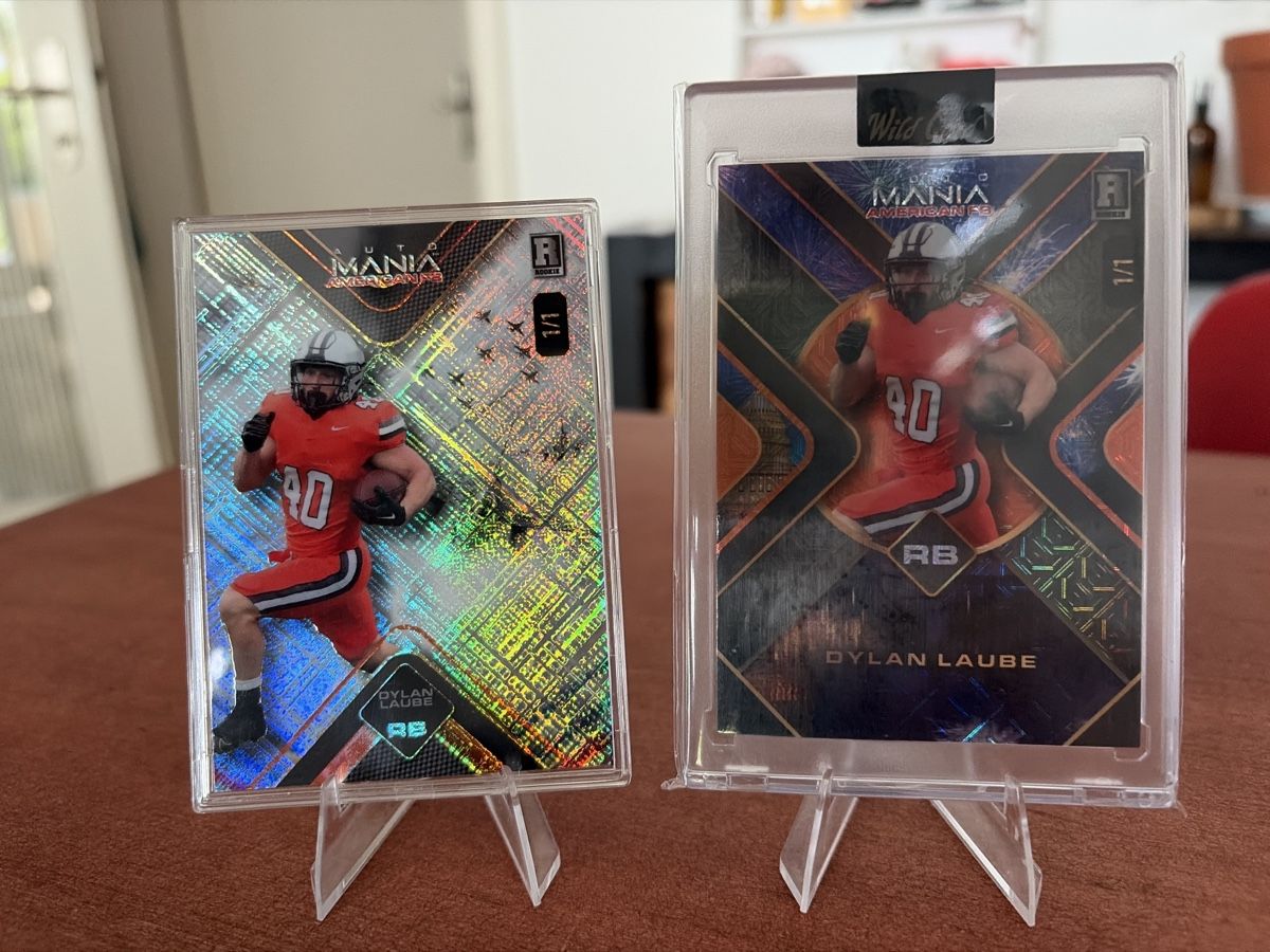 NFL Carte collezionabili: 2 NFL Karten - Dylan Laube - 1/1 – Usato da Bern venduto da sam_25hm