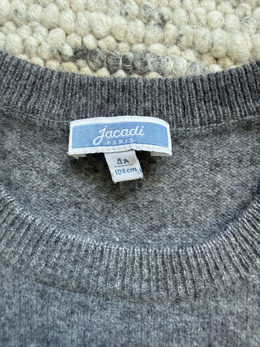 Jacadi Maglioni & Felpe: Jacadi Kaschmir Pullover, Gr. 104, Grau, Top Zustand! – Usato da Kilchberg ZH venduto da LittleMissSunshine 2