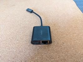 Belkin USB-C to Ethernet + Charge Adapter [Open, brand new]