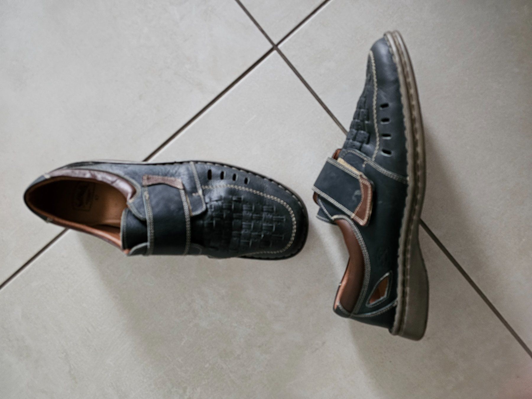 Scarpe da uomo: Sommerliche Herren Lederschuhe Gr. 47 – Nuovo (secondo la descrizione) da Gränichen venduto da nayki12 1