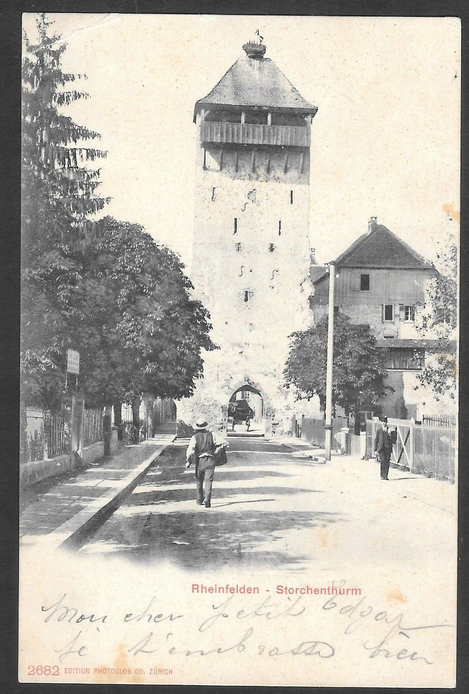 Cartoline postali: Rheinfelden Storchennestturm – Usato da Olten venduto da clotaldi