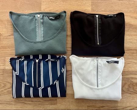 4x ONLY T-Shirt/Bluse, Grösse 36