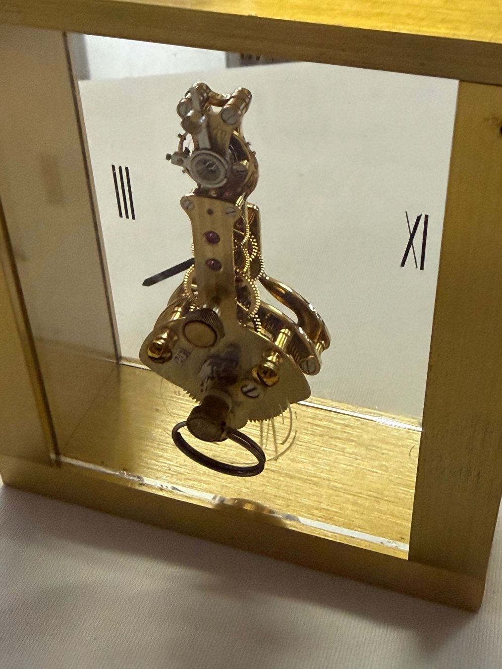 Bucherer Pendules & Horloges murales: Tischuhr Bucherer Messinggehäuse – D'occasion à Ebikon par Berku 1