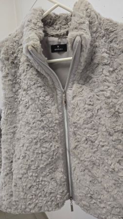 Monari Weste Kunstfell beige Damen gebraucht
