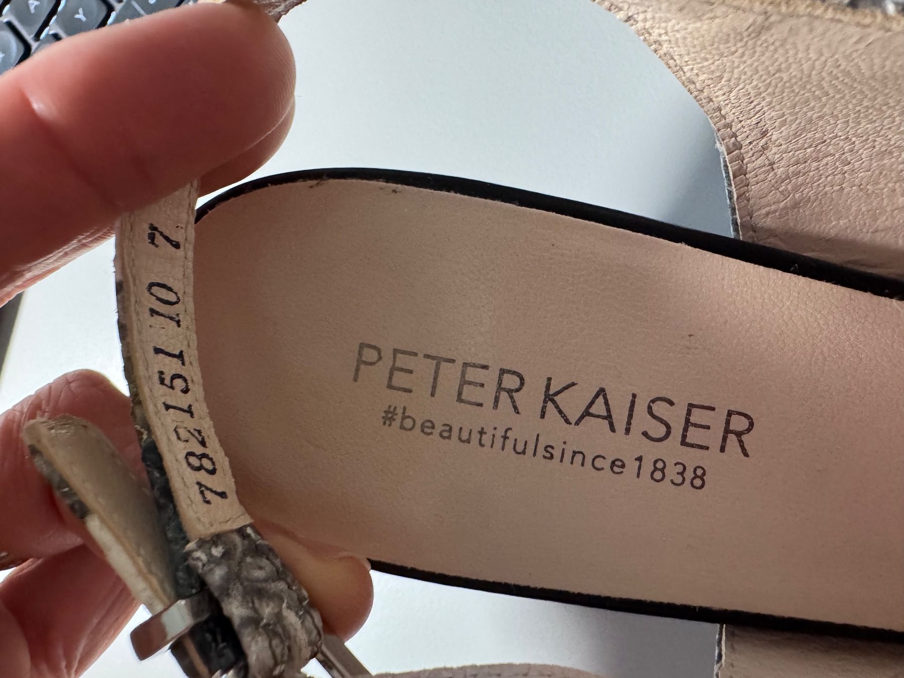 Scarpe da donna: Peter Kaiser Slingpumps, Echtleder, Gr. 7 – Nuovo (secondo la descrizione) da Untersiggenthal venduto da Cederberg 4