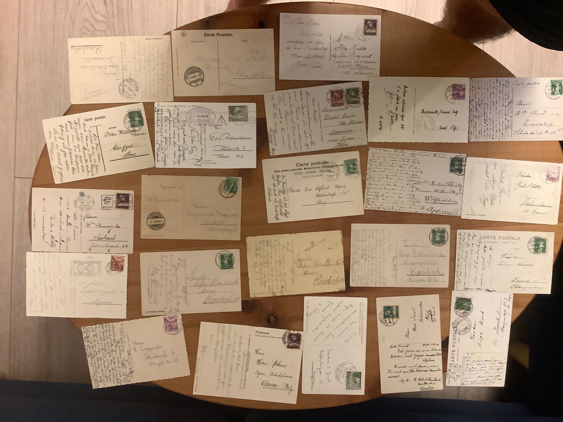Cartoline postali: 23 gelaufene Ansichtskarten Westschweiz ab 1906 – Usato da St. Gallen venduto da herbrig2 9