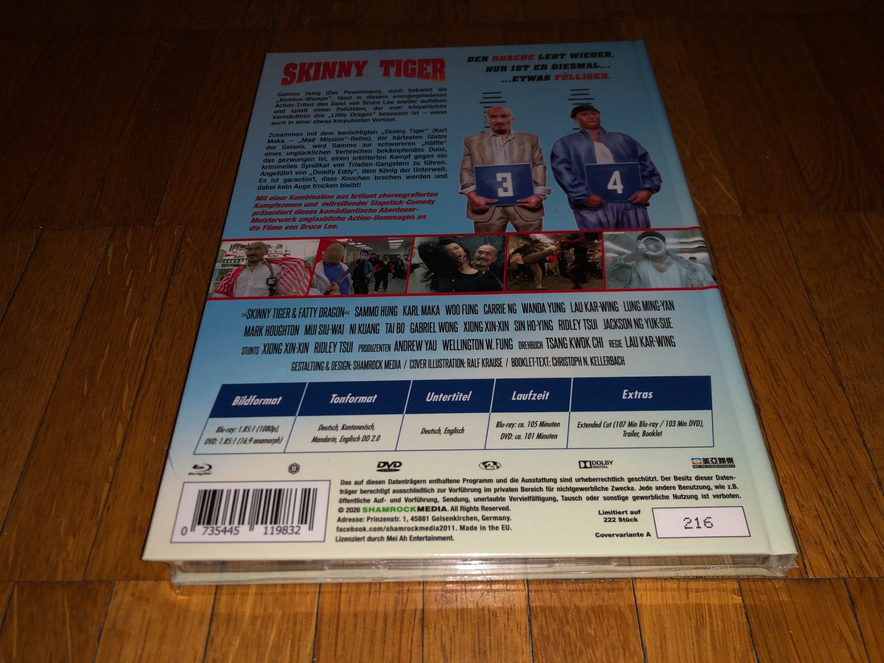 Alle DVDs: Skinny Tiger - MEDIABOOK - A - UNCUT – Neu und originalverpackt aus Basel von havsok 1