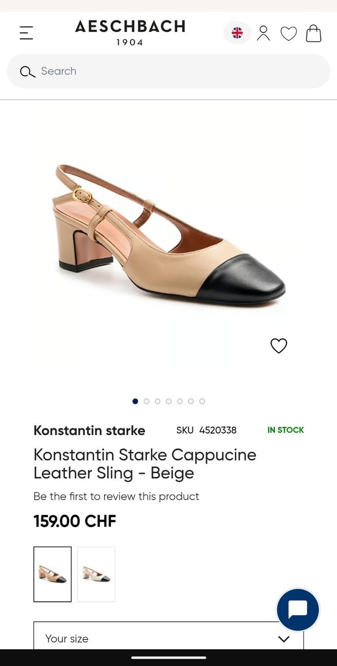 Scarpe da donna: Konstantin Starke Leather Slingback Pumps – Nuovo (secondo la descrizione) da Genève venduto da kat_9lvd 1