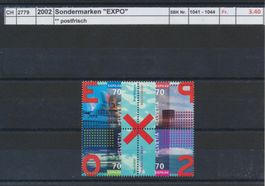 2002 "EXPO" - Zusammendruck, ** postfrisch