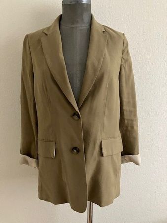 Veste blazer kaki élégante, chic et intemporelle! T 36