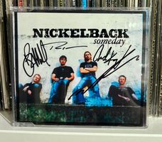 NICKELBACK „Someday“ CD-SINGLE FULLY SIGNED AUTOGRAPHED! RAR