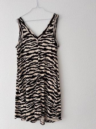 Edited Sommerkleid Zebra locker Freizeitkleid