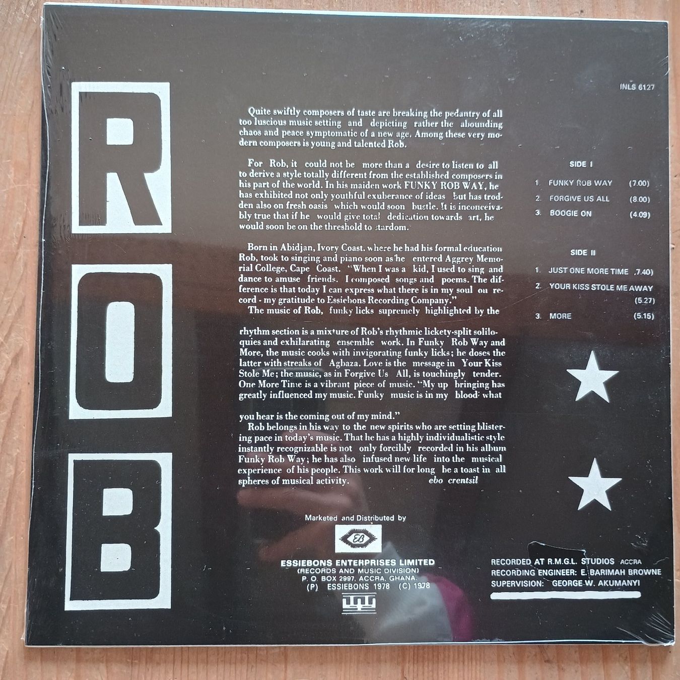 Dischi in vinile: Rob‎– Rob, LP RE-2019 – Nuovo e nell'imballaggio originale da münchenstein venduto da karl_heinz_krasser 1