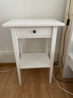 Hemnes Nachttisch zwei Stück weiß Lasiert