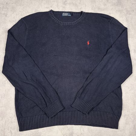 Pull en maille / sweat-shirt Polo Ralph Lauren bleu - XL