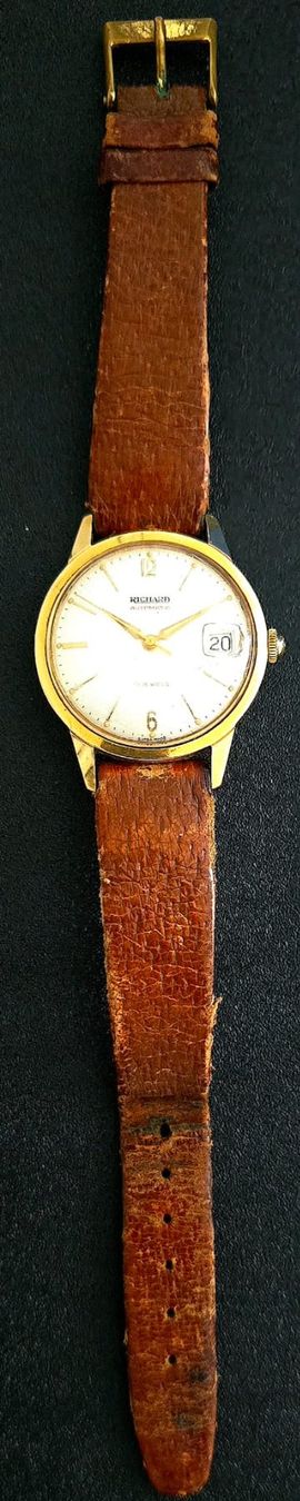 JeanRichard Orologi: VINTAGE RICHARD AUTOMATIC - DATE 17 JEWELS WATERPROOF – Usato da Neftenbach venduto da Taschen-Uhren 7