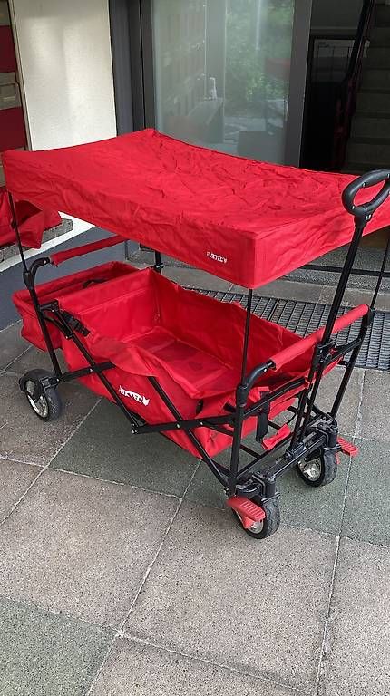 Carrozzine: Bollerwagen FuxTec mit Dach – Usato da Bern venduto da Aniba23