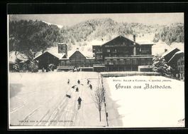 Adelboden, Hotel Adler, Kursaal im Winte