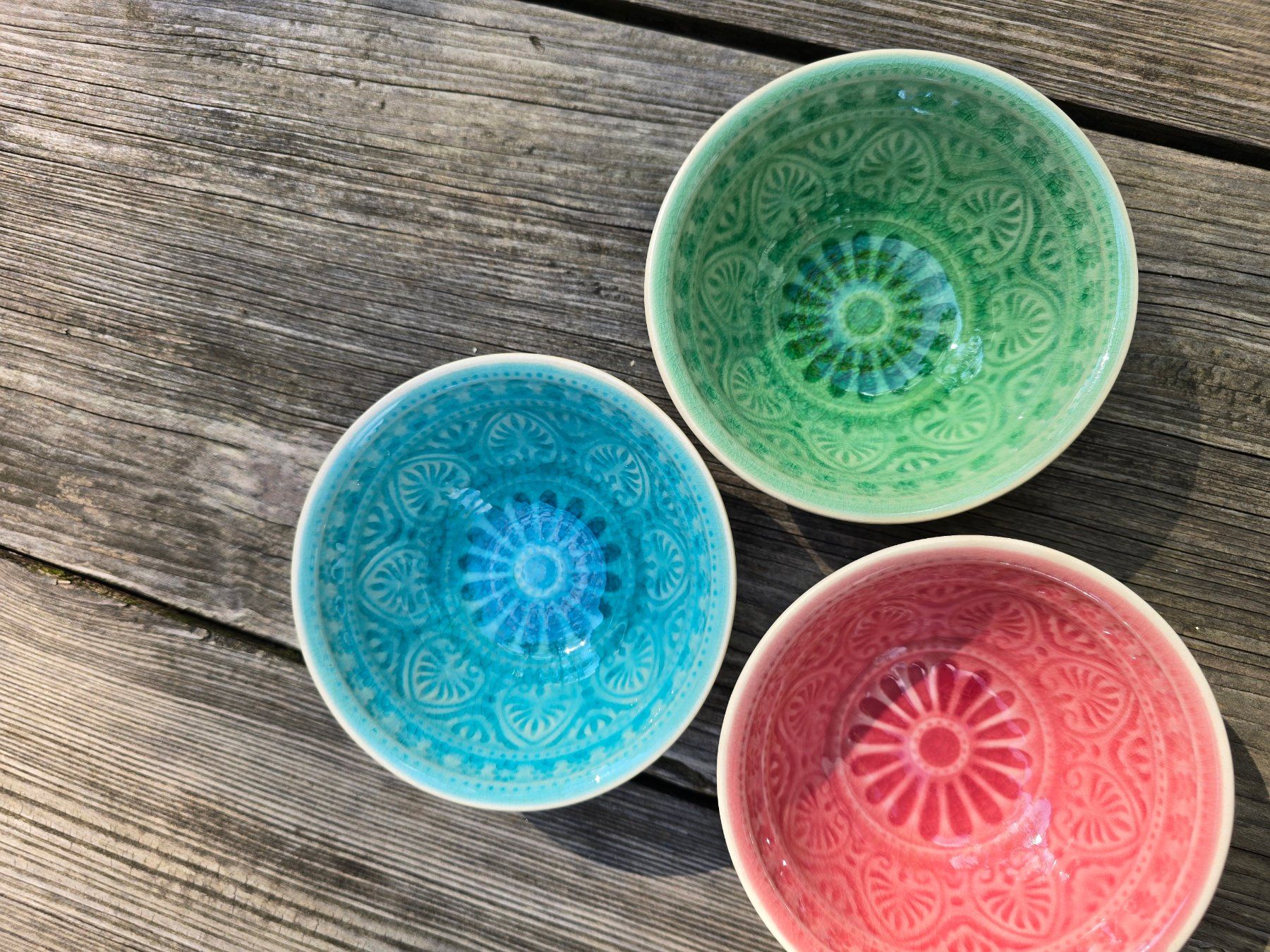 Schalen: Keramik: Schalen-Set 3-tlg. – Neu (gemäss Beschreibung) aus Romanshorn von Rachacha 2