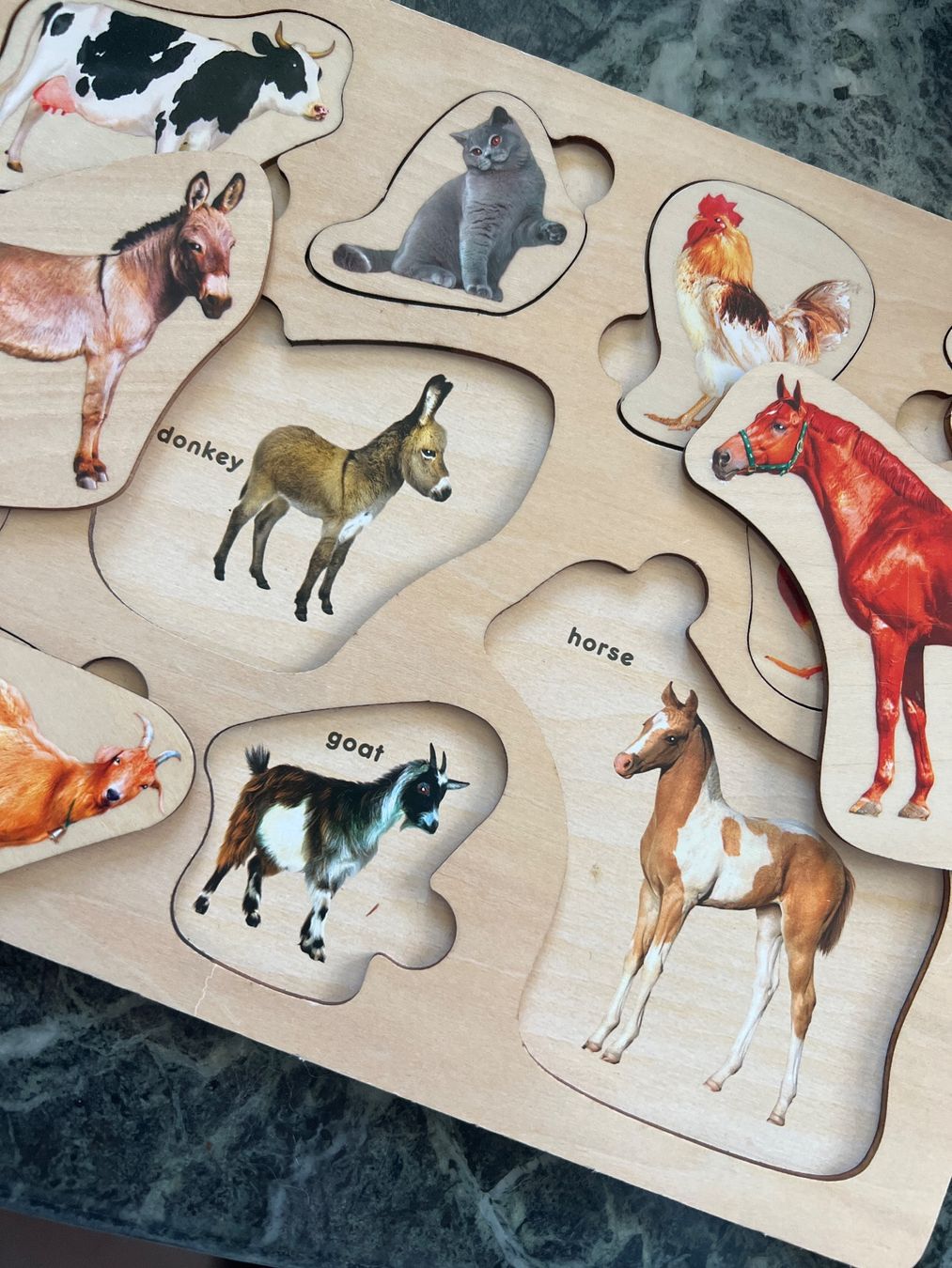 Puzzle: Quokka Holzpuzzle Bauernhoftiere – Usato da Rafz venduto da Esther90_ 1