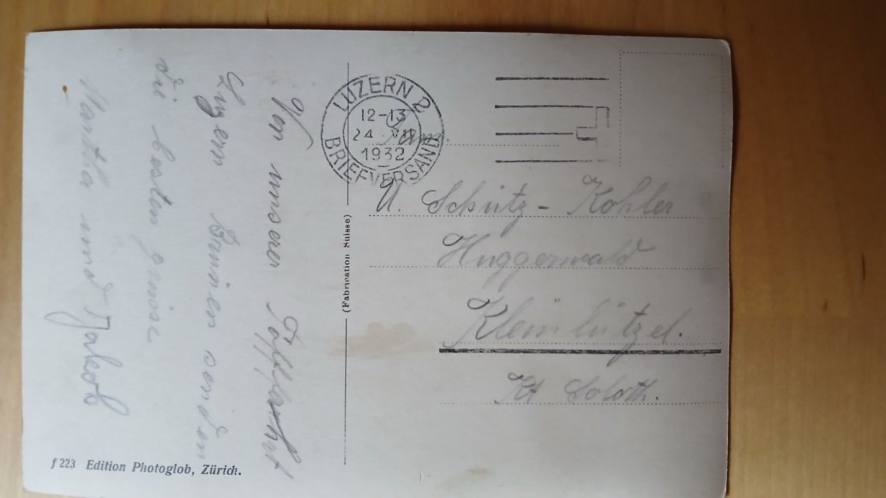 Cartoline postali: Postkarte Brunnen SZ – Usato da Liesberg venduto da Mrbean1 1