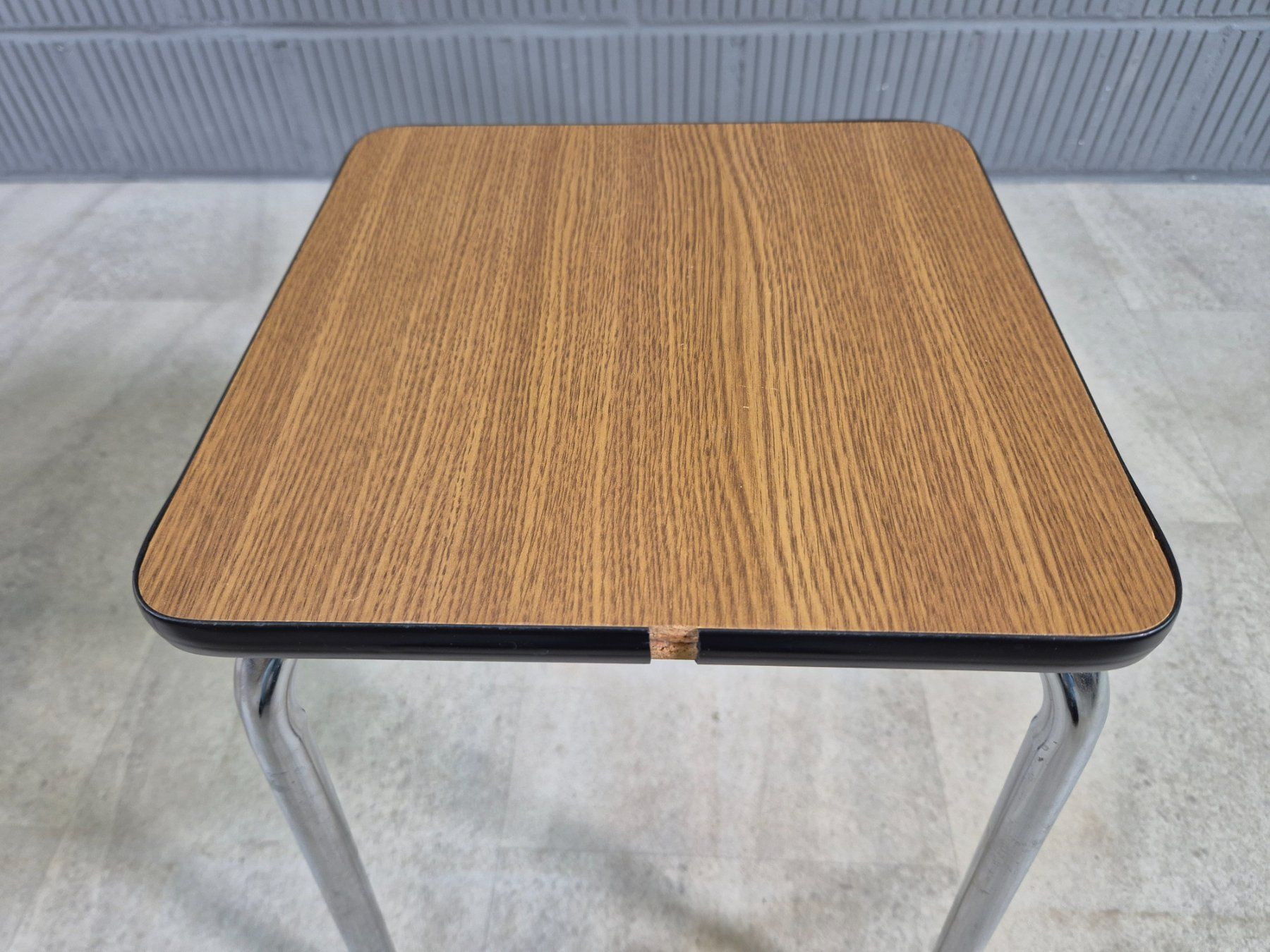 Hocker: 1970 Kelco braun Küchenhocker Tabouret Schemeli Hocker Stool – Gebraucht aus Nottwil von Wondewa-Shop