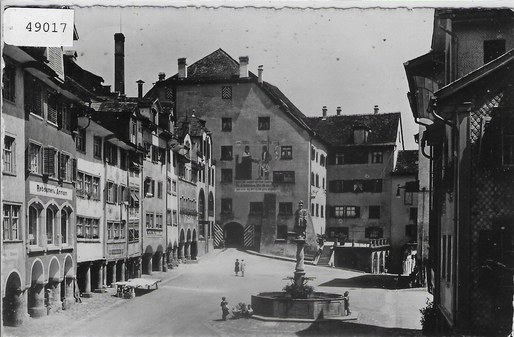 Cartoline postali: Wil SG - Blick auf den Hofplatz – Usato da Ettingen venduto da Kartenplanet