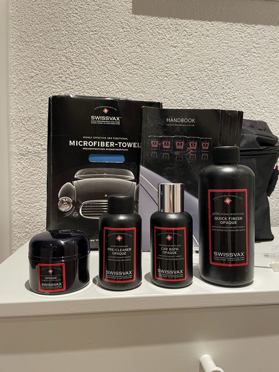 Swissvax Prodotti per la cura: SWISSVAX OPAQUE DISCOVERY SET – Usato da Egnach venduto da hrid